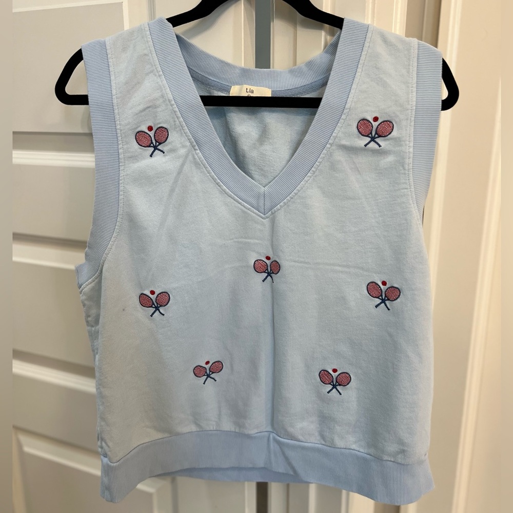 NWOT Anthropologie T. La Sleeveless Top Size Large - Picture 2 of 3